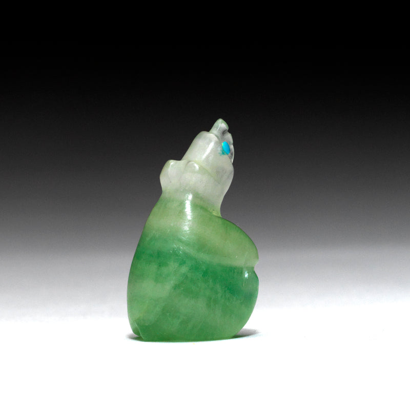 Ronnie Lunasee: Fluorite, Sitting Bear