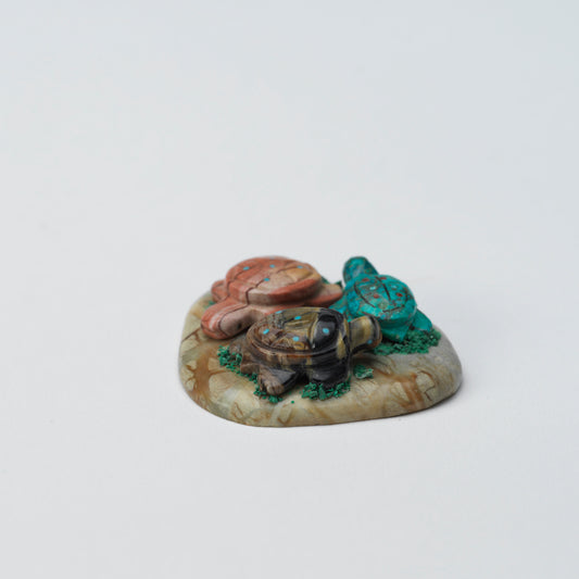 Brian Yunie: Picasso Marble, Dolimite, Turquoise, 3 Turtles