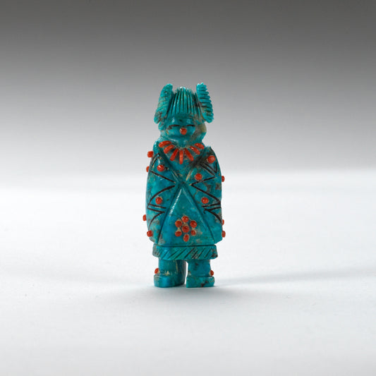 Claudia Peina: Turquoise, Maiden Grandmother Coral Inlay