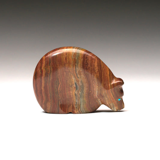 Prudencia Quam & Vernon Lunasee: Onyx, Thumbprint  Bear