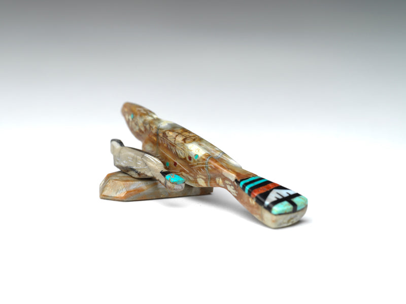 Steven Natachu: Picasso Marble, Eagle with baby Eagle-Zuni – Zuni ...