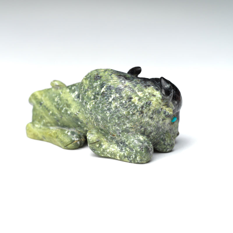 Green Ricolite Wilfred Cheama: Ricolite, Buffalo-Zuni – Zuni Artist Resource Team
