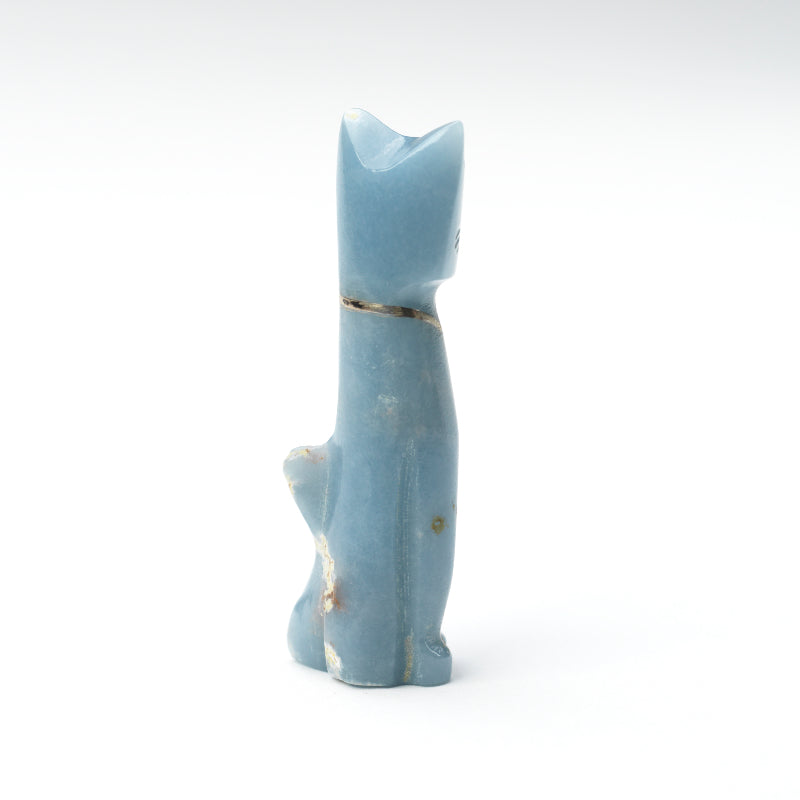 Kenny Chavez: Angleite with Sterling Silver, Cat