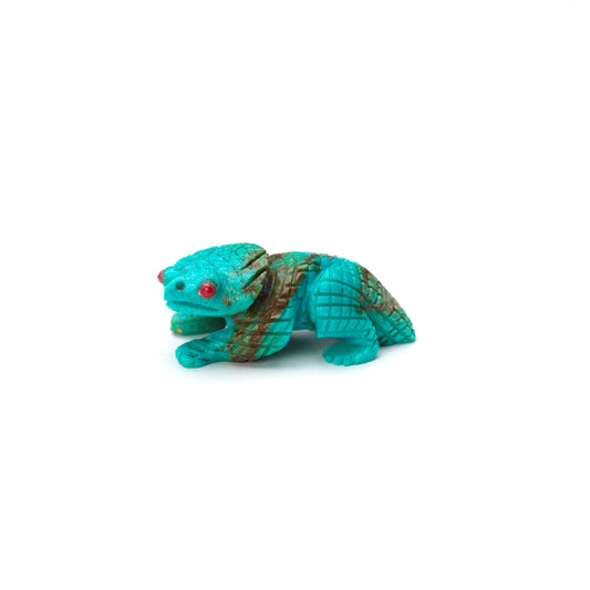 Karen Zunie: Turquoise, Horned Toad