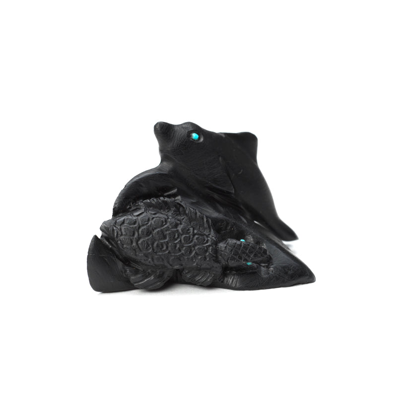 Karen Zunie: Jet Stone, Dolphin/Turtle/Starfish