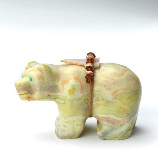 Douglas Martza: Picasso Marble, Bear with Bundle