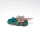 Daisy & LaVies Natewa: Pink Mussel Shell, Chrysocolla Frog & Dragonfly