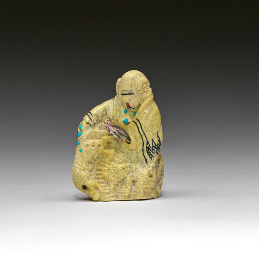 Norman Cooeyate & Jacqueline Ghahate: Serpentine, Yellow  "She Protects"