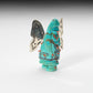 Claudia Peina: Turquoise with Sterling Silver Wings, Butterfly Maiden