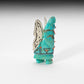 Claudia Peina: Turquoise with Sterling Silver Wings, Butterfly Maiden