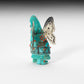 Claudia Peina: Turquoise with Sterling Silver Wings, Butterfly Maiden
