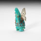 Claudia Peina: Turquoise with Sterling Silver Wings, Butterfly Maiden