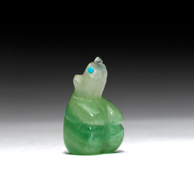 Ronnie Lunasee: Fluorite, Sitting Bear