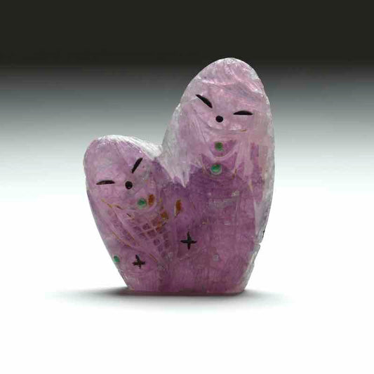 Authentic Zuni Fetish Carving: Double Corn Maiden